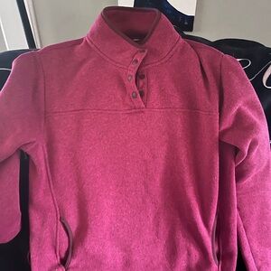 Eddie Bauer 1/4 snap pullover. Shrunk a li in the wash, no longer fits. EUC